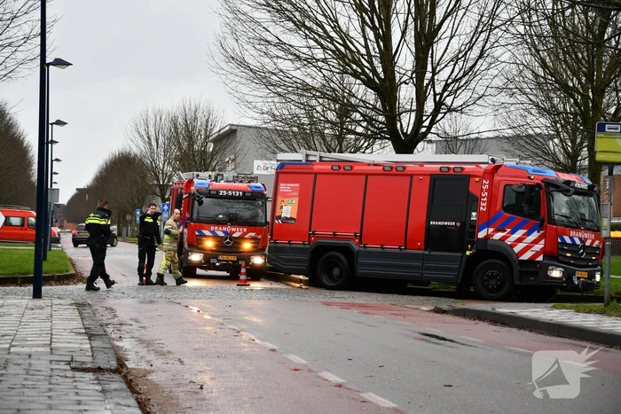 Lek in slang van gasfles zorgt voor gevaarlijke situatie