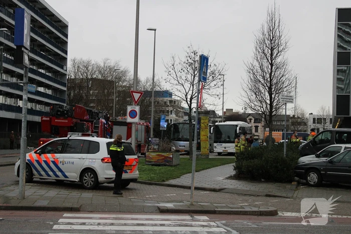 Brand in theatergebouw snel geblust