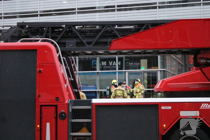 Brand in theatergebouw snel geblust