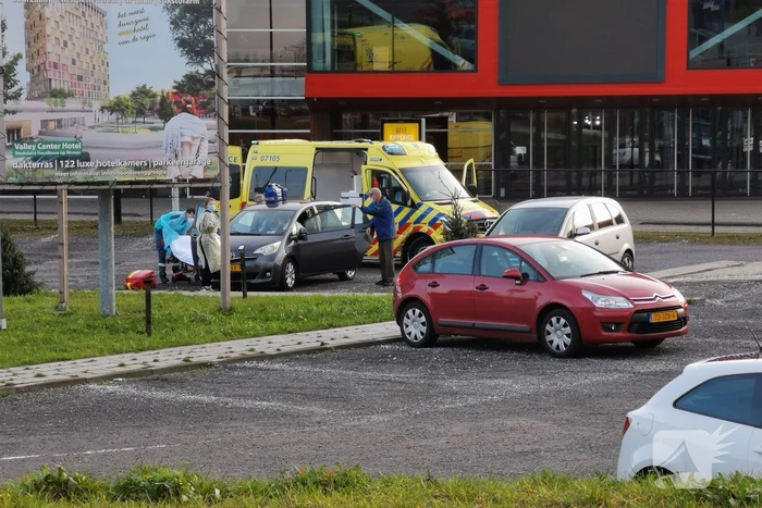 Incident in auto bij corona-teststraat