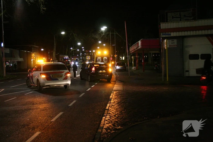 Fietser gewond bij botsing met auto