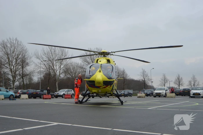 Overplaatsing coronapatiënt per traumahelikopter