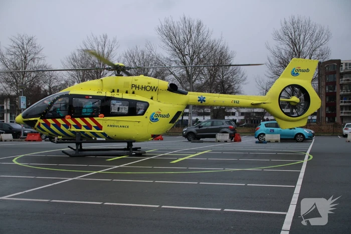 Overplaatsing coronapatiënt per traumahelikopter