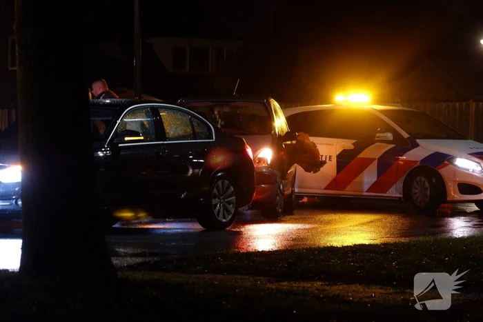 Botsing tussen twee auto's