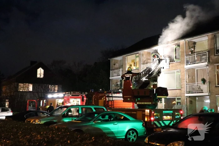 Flinke uitslaande brand in woning