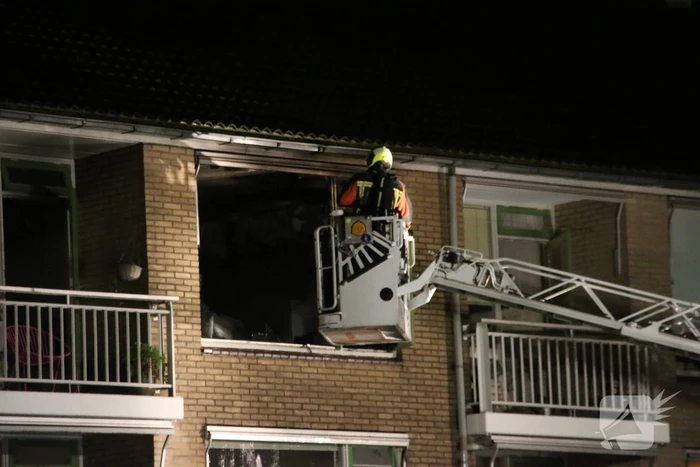 Flinke uitslaande brand in woning