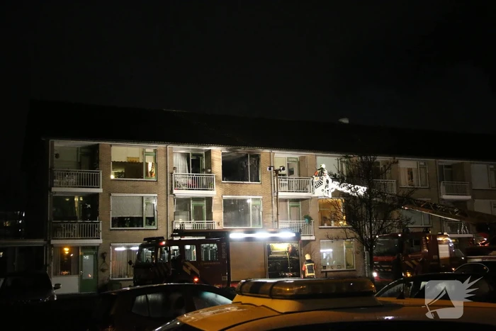 Flinke uitslaande brand in woning