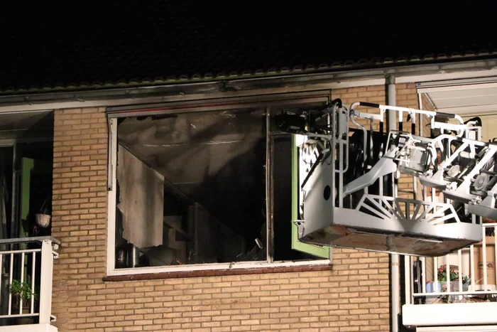 Flinke uitslaande brand in woning