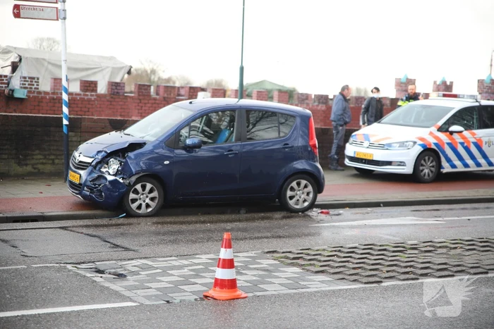Grote schade bij kop staart botsing