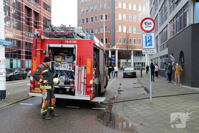 Studentencomplex ontruimd door brand