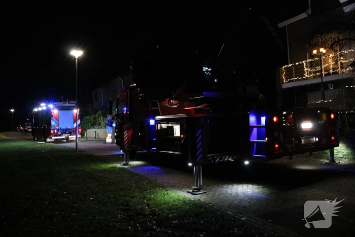 Brand in schoorsteen van woning
