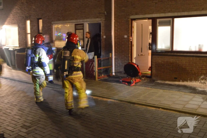 Brand in woning snel geblust