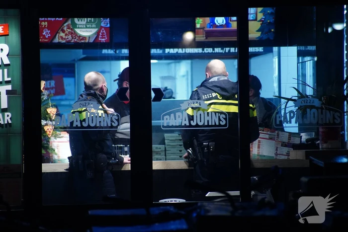 Overval op pizzeria Papa Johns