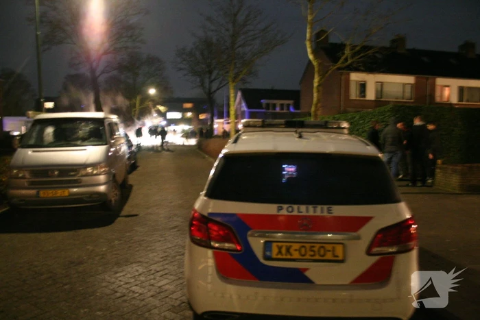 Vreugdevuur door de brandweer geblust