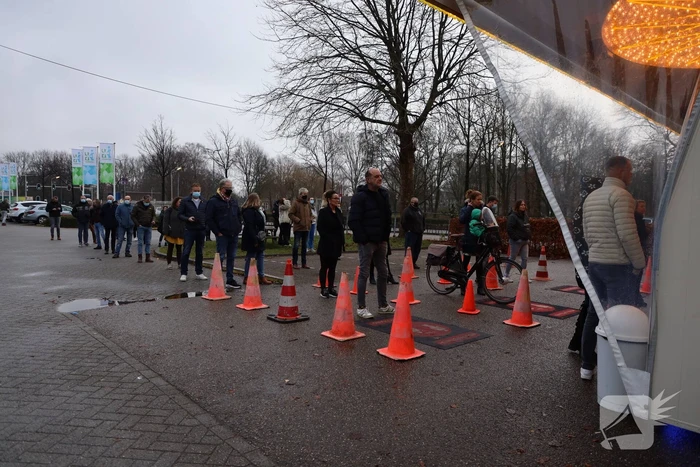 Topdrukte bij Bakkers Oliebollen