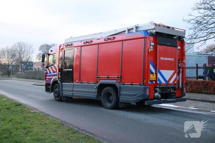 Brand in schuur snel geblust