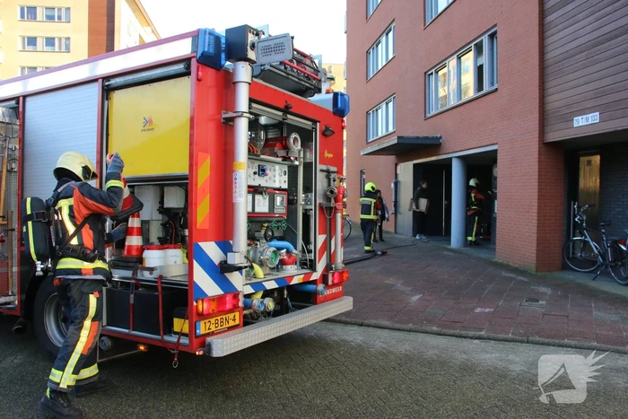 Brand in appartementencomplex