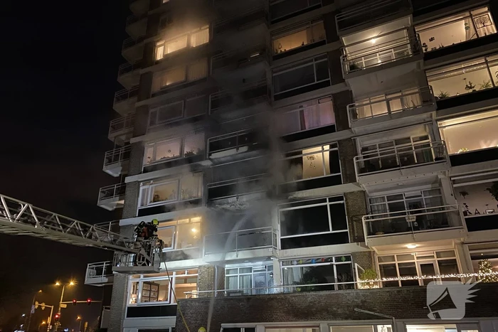 Uitslaande brand in flatwoning