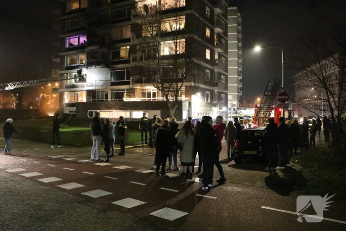 Uitslaande brand in flatwoning