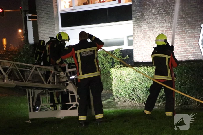 Uitslaande brand in flatwoning