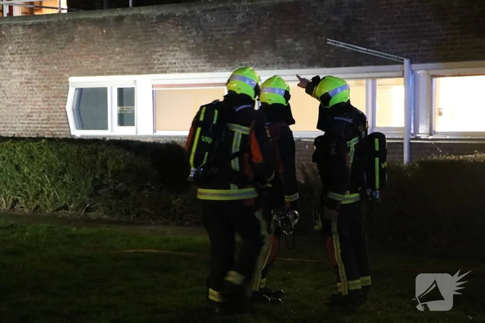 Uitslaande brand in flatwoning