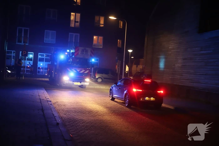 Gebouwbrand blijkt brandend reclamebord