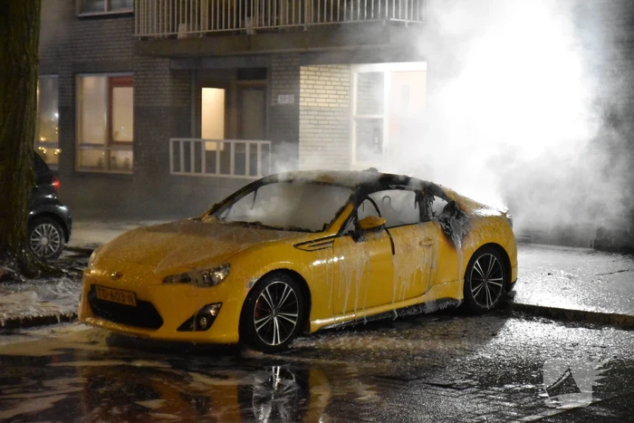 Twee auto's verwoest door brand