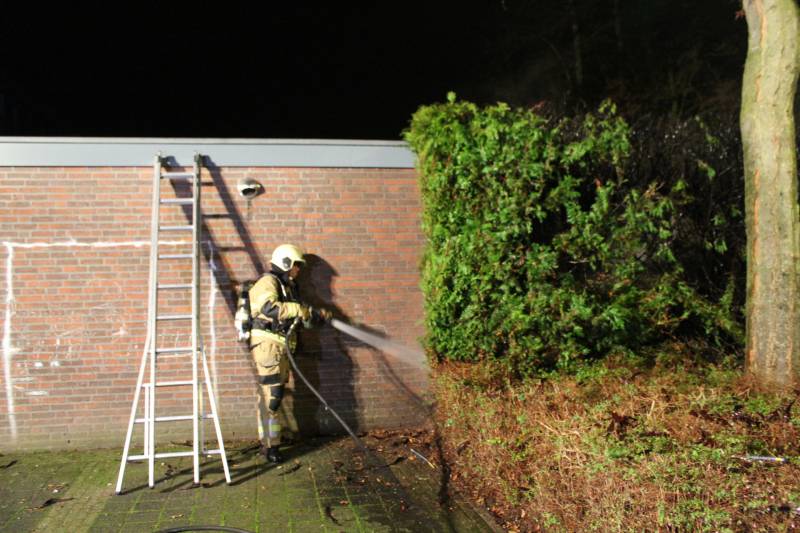 Heg vat vlam door vuurwerk