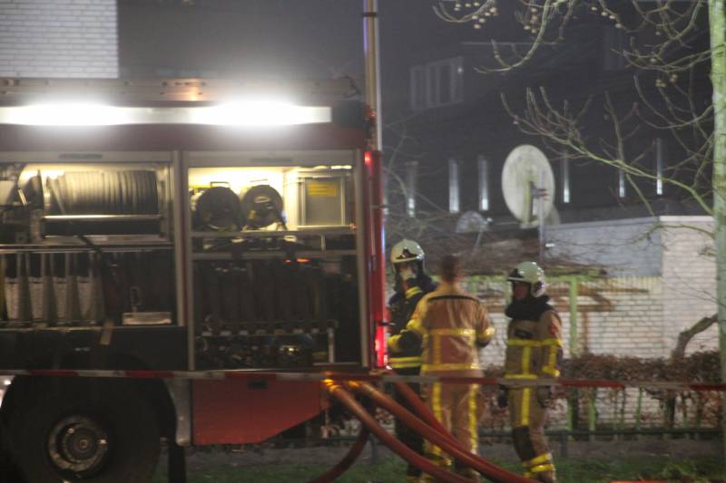 Flinke rookontwikkeling bij brand in woning