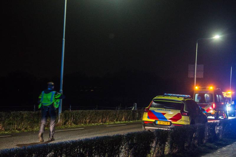 Scooterrijder zwaargewond bij valpartij