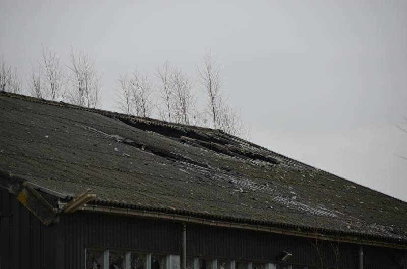 Opnieuw brand in leegstaande loods