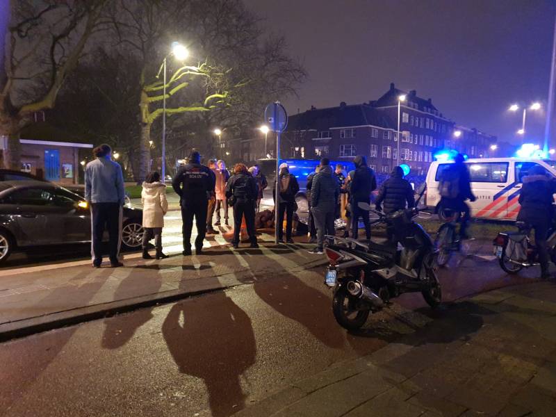 Scooterrijder gewond na aanrijding