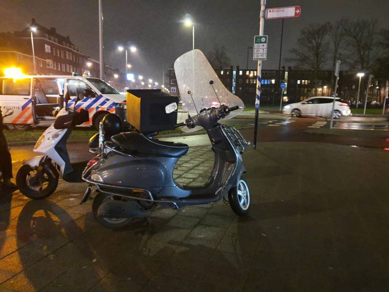 Scooterrijder gewond na aanrijding