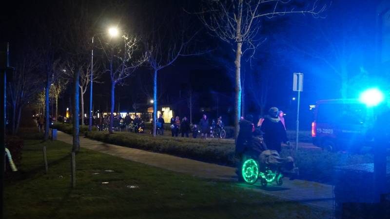 Veel bekijks bij kerstboom verbranding