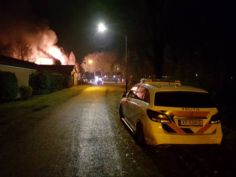 Leegstaande woning verwoest door brand