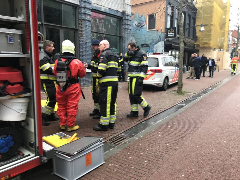 Brandweer onderzoekt chemische stof