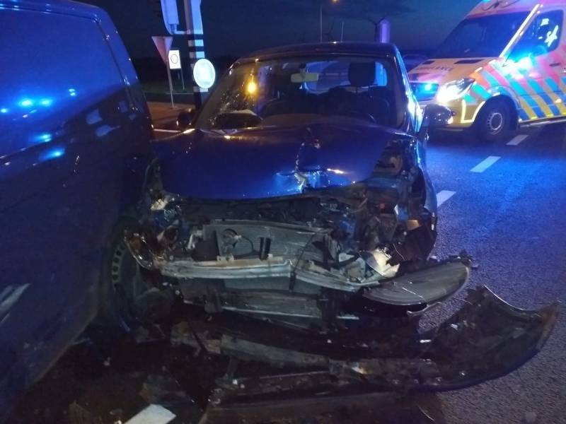 Flinke schade  bij botsing op kruising