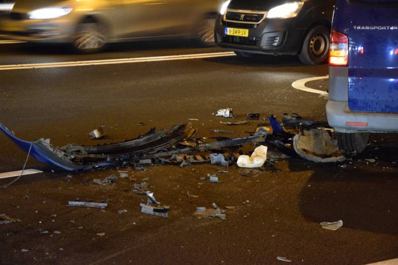 Flinke schade  bij botsing op kruising
