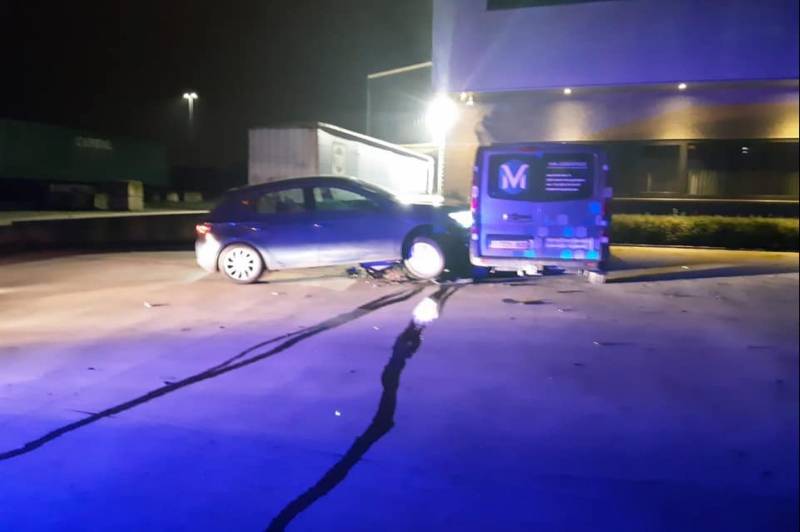 Crash na tanken zonder te betalen