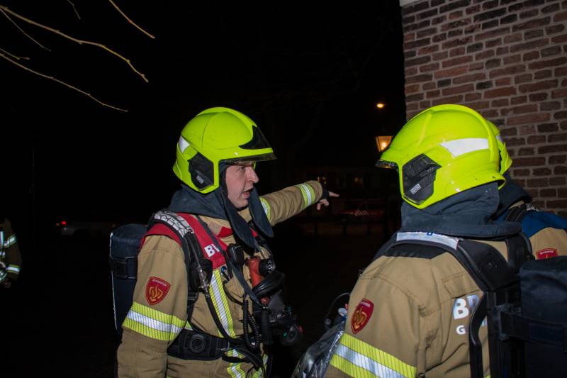 Brandweer oefent enorme brand in toren Grote Kerk