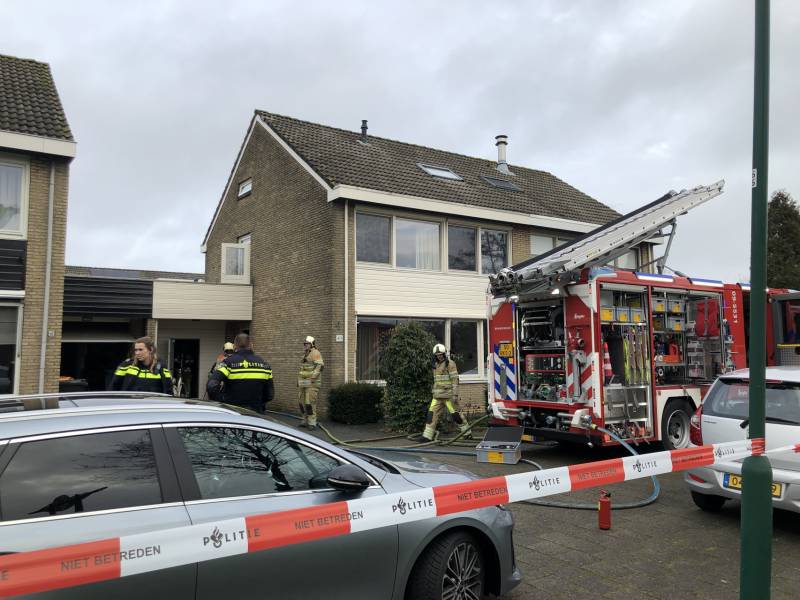 Brand in woning