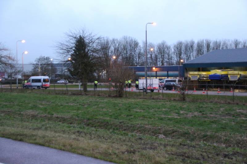 Grote verkeerscontrole industrieterrein Larserpoort