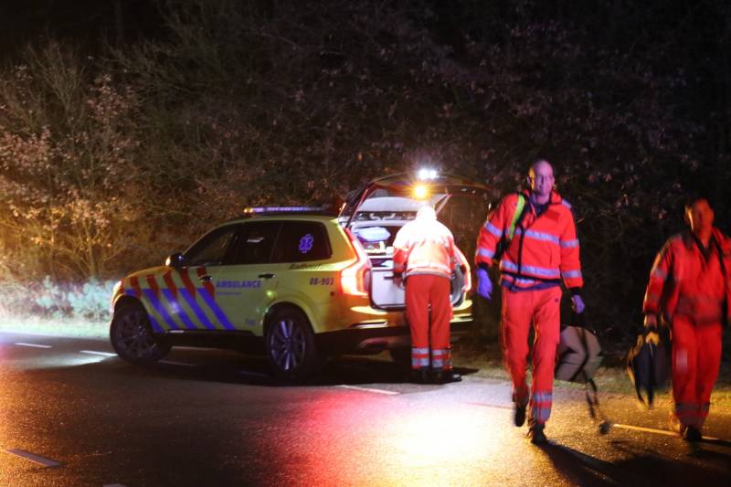Auto over de kop geslagen