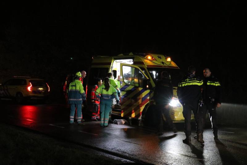Auto over de kop geslagen