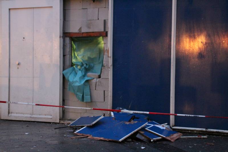 Plofkraak Rabobank pinautomaat