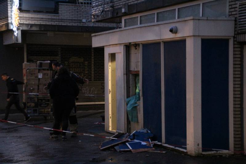 Plofkraak Rabobank pinautomaat