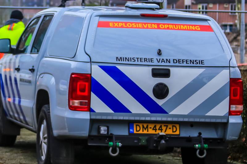 Explosief aangetroffen in milieustraat