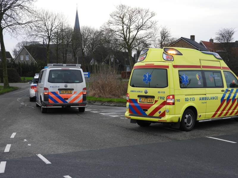 Fietser gewond na aanrijding met auto
