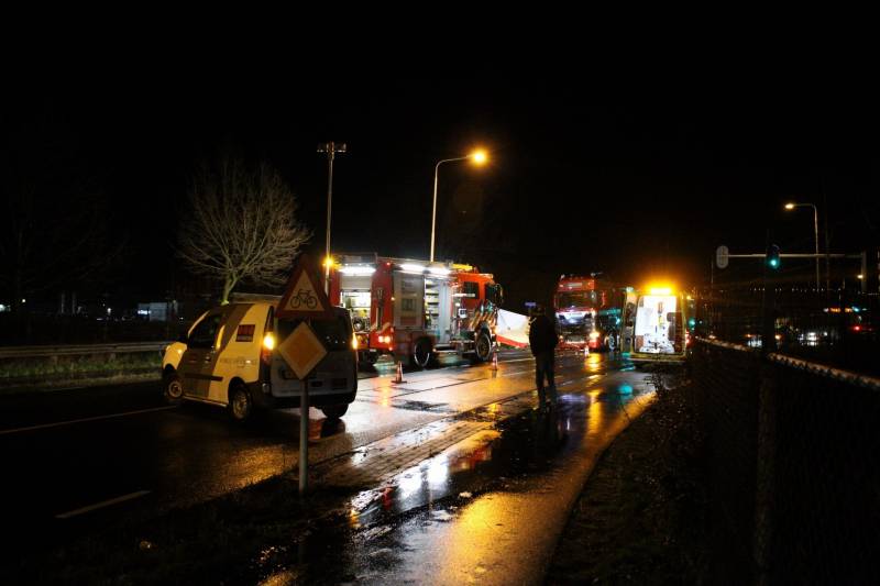 Man overleden na frontale aanrijding met vrachtwagen