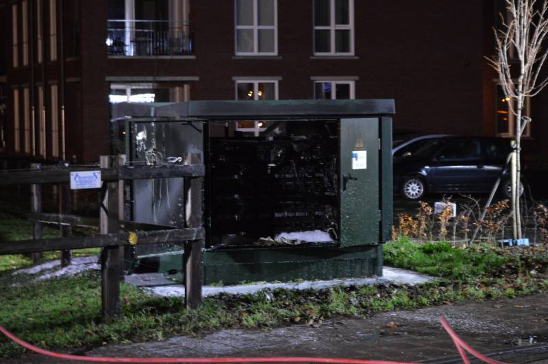 Woningen stroom door brand in transformatorhuis